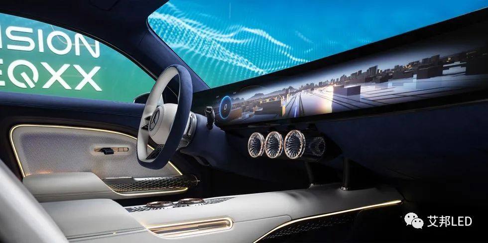 奔驰概念车搭载8K 显示屏，Mini LED“上车”或将从高端电动车开始
